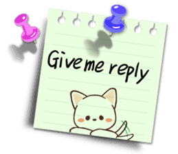 Memo cat(English) sticker #2073187