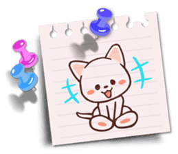 Memo cat(English) sticker #2073195