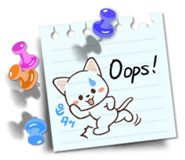 Memo cat(English) sticker #2073198