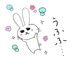 Yuruki-ra rabbit sticker #2074533