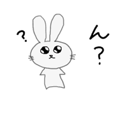 Yuruki-ra rabbit sticker #2074534