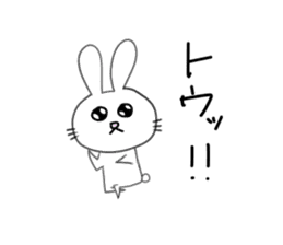 Yuruki-ra rabbit sticker #2074539
