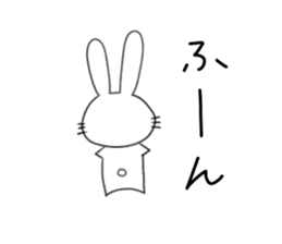 Yuruki-ra rabbit sticker #2074540