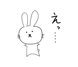 Yuruki-ra rabbit sticker #2074545