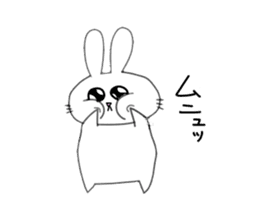 Yuruki-ra rabbit sticker #2074553
