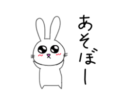 Yuruki-ra rabbit sticker #2074560