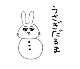 Yuruki-ra rabbit sticker #2074567
