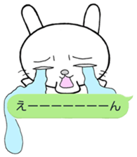 Rabbit with a balloon sticker #2075176