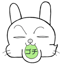 Rabbit with a balloon sticker #2075192