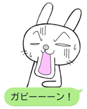 Rabbit with a balloon sticker #2075204