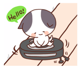 A lop eared Cat&A lop eared Labbit sticker #2075213