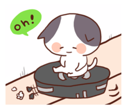 A lop eared Cat&A lop eared Labbit sticker #2075214