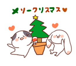 A lop eared Cat&A lop eared Labbit sticker #2075222