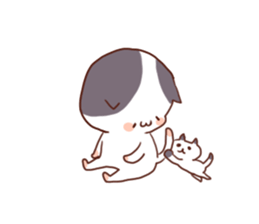 A lop eared Cat&A lop eared Labbit sticker #2075228