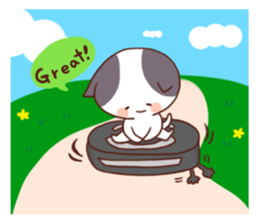 A lop eared Cat&A lop eared Labbit sticker #2075252