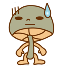 mushroom kid sticker #2075340