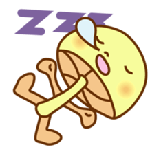 mushroom kid sticker #2075350