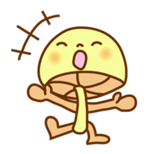 mushroom kid sticker #2075353