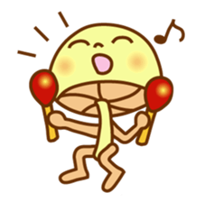 mushroom kid sticker #2075354