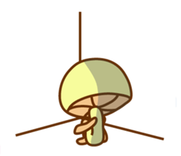 mushroom kid sticker #2075359