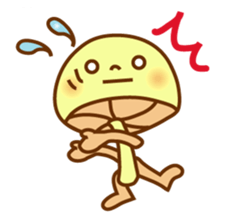 mushroom kid sticker #2075366