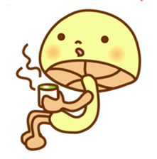 mushroom kid sticker #2075370