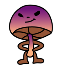 mushroom kid sticker #2075372