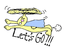 Yellow Bunny sticker #2076543