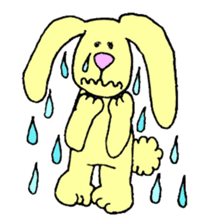 Yellow Bunny sticker #2076544