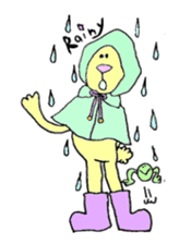 Yellow Bunny sticker #2076559