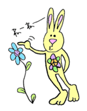 Yellow Bunny sticker #2076563