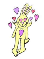 Yellow Bunny sticker #2076564