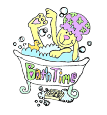 Yellow Bunny sticker #2076565