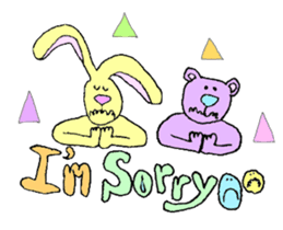 Yellow Bunny sticker #2076567