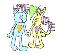 Yellow Bunny sticker #2076568
