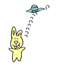 Yellow Bunny sticker #2076569