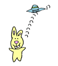 Yellow Bunny sticker #2076569