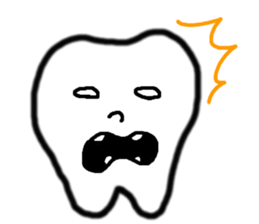tooth a character sticker #2077015