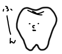 tooth a character sticker #2077016