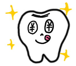 tooth a character sticker #2077017