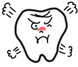 tooth a character sticker #2077018