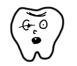 tooth a character sticker #2077019