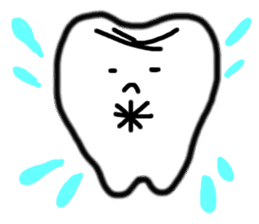 tooth a character sticker #2077024
