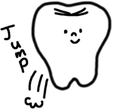 tooth a character sticker #2077026