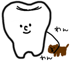 tooth a character sticker #2077028