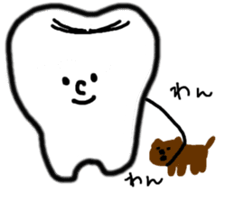 tooth a character sticker #2077028