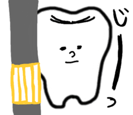 tooth a character sticker #2077029
