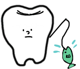 tooth a character sticker #2077030