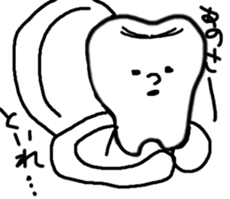 tooth a character sticker #2077033