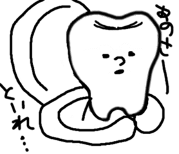 tooth a character sticker #2077033
